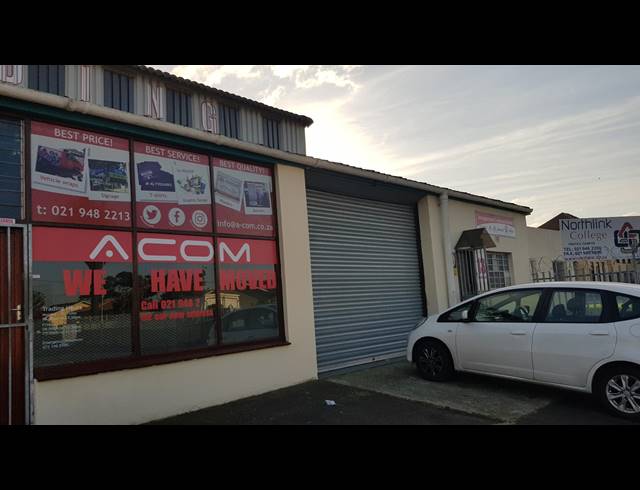 186M² FACTORY TO LET IN BELLVILLE CENTRAL